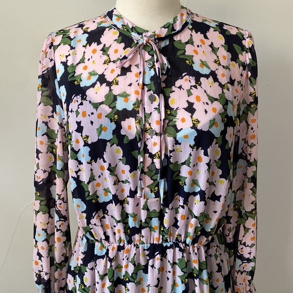 J.Crew Mercantile drapey tie-front dress - Picture 6 of 14